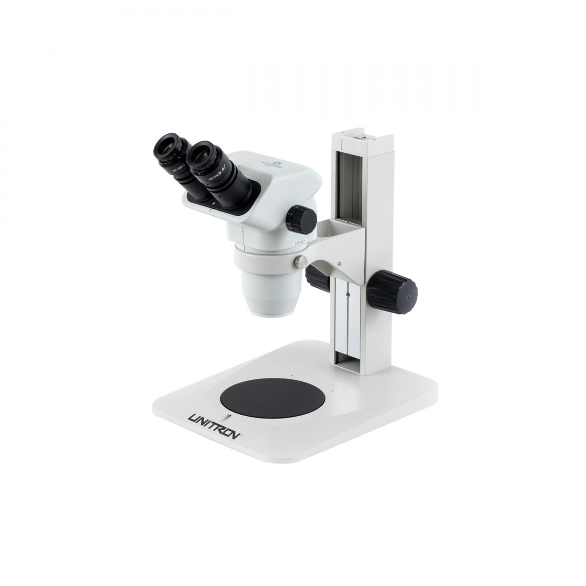 Accu-Scope 3075 Binocular Zoom Stereo Microscope on Plain Focusing Stand - microscopemarketplace