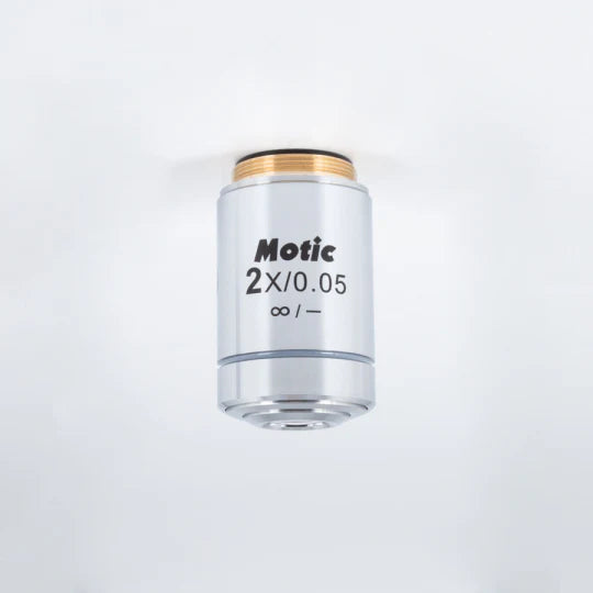 MOTIC Plan Achromatic Objective EC-H PL 2X/0.05 (WD=7.2mm) | (1101001702941) - Microscope Marketplace