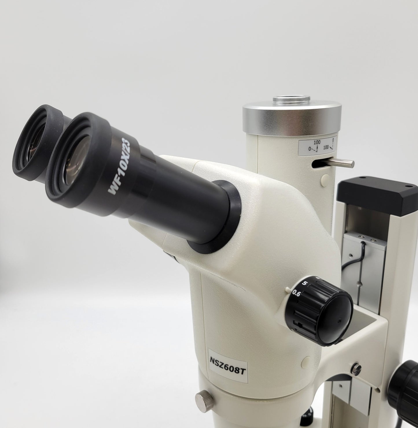 Unitron Z650HR Trinocular High Resolution Zoom Stereo Microscope on Flex Arm Stand - microscopemarketplace