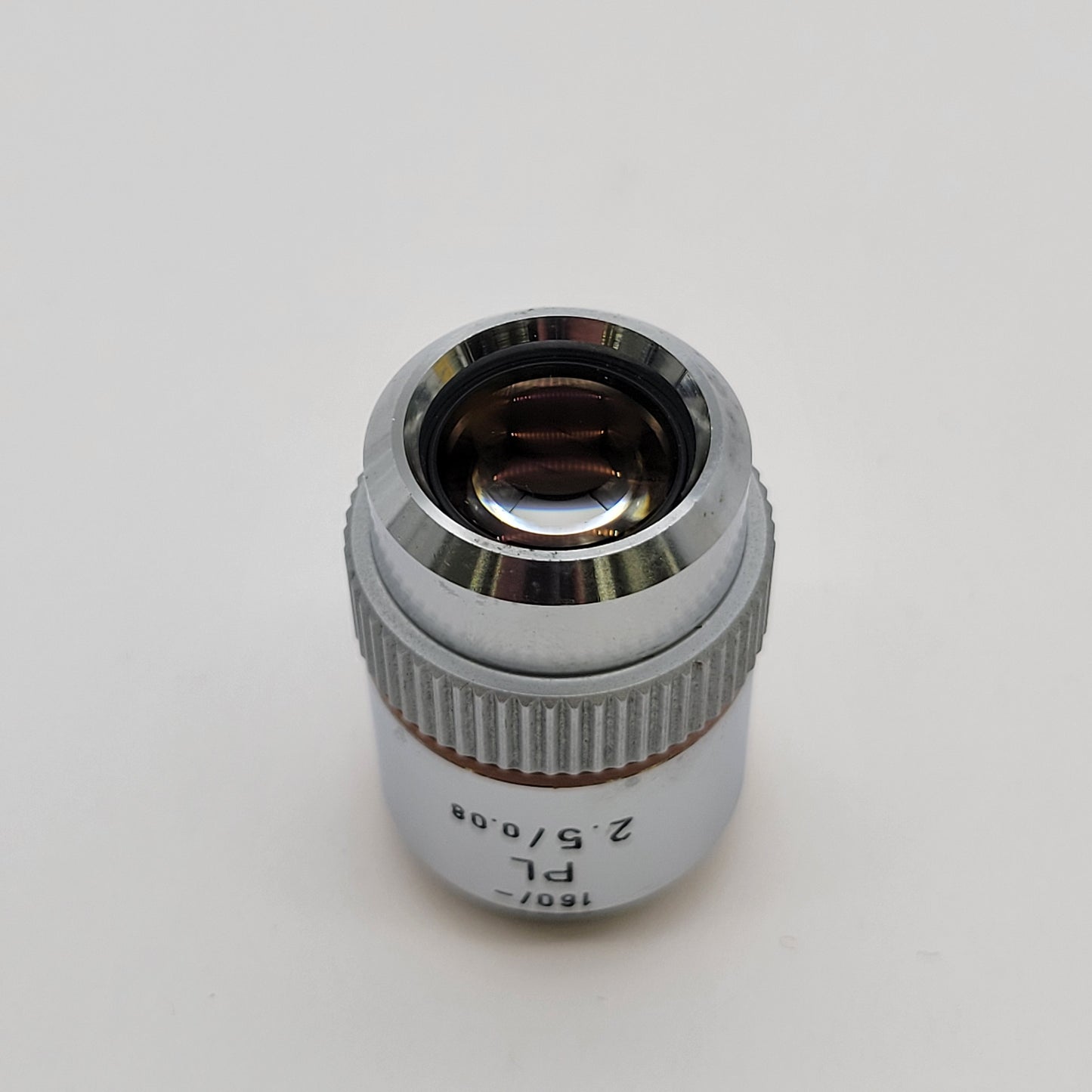 Leitz Microscope Objective PL 2.5x 160/-