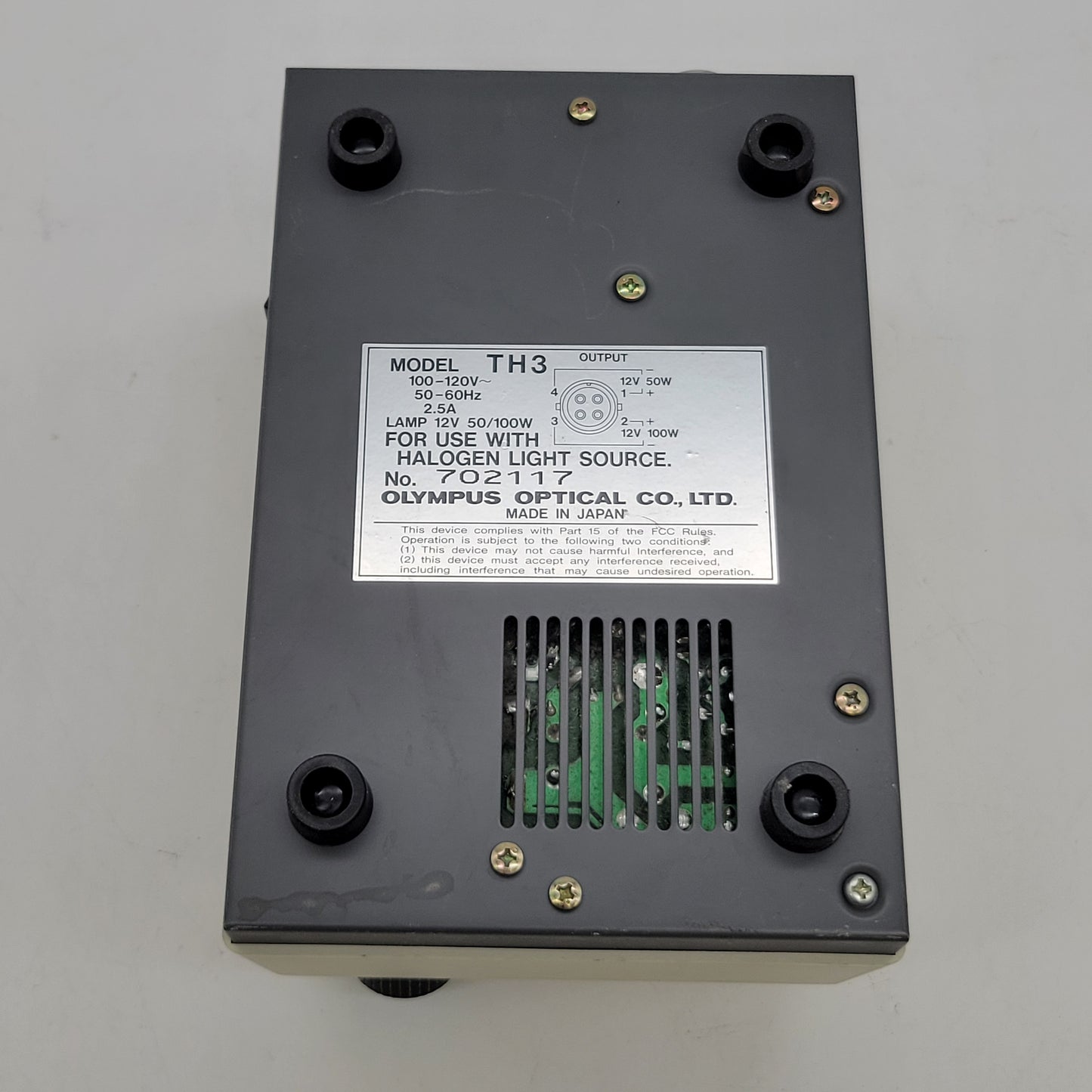 Olympus Microscope TH3 Halogen Lamphouse Power Supply - Microscope Marketplace
