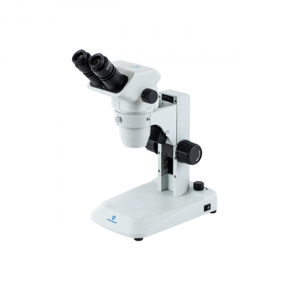 Accu-Scope 3075 Binocular Zoom Stereo Microscope on LED Stand - microscopemarketplace