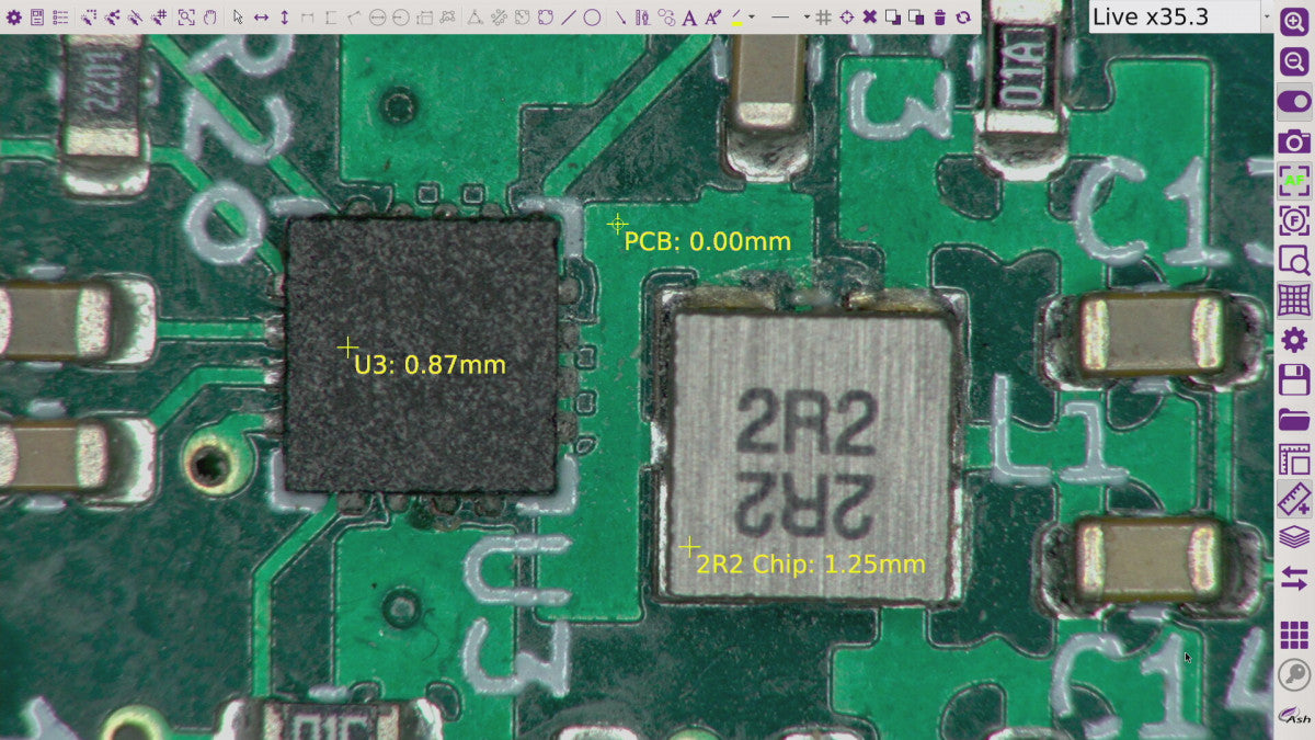 Omni 3 Z Height Measurement App - microscopemarketplace