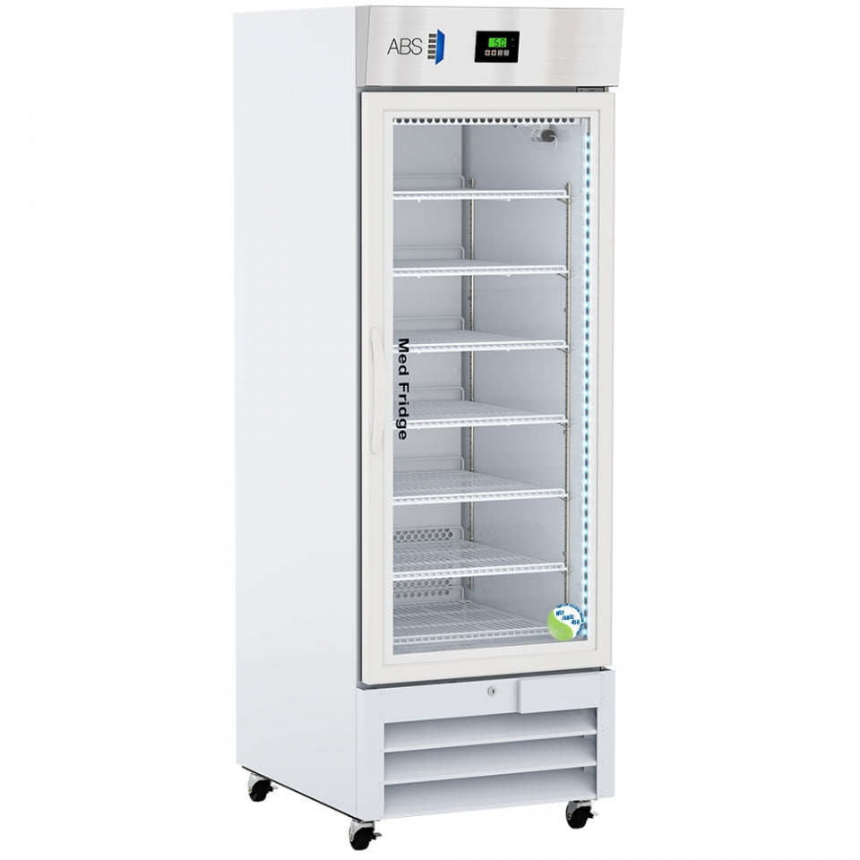 ABS 23 Cu. Ft. Glass Door Pharmacy Refrigerator PH-ABT-NSF-23G - microscopemarketplace