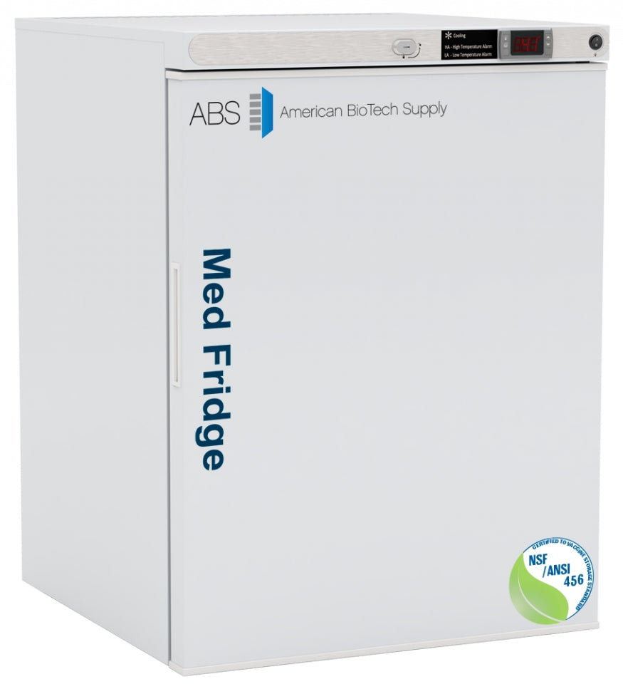 ABS 5.2 Cu. Ft. Solid Door Freestanding Vaccine Refrigerator PH-ABT-NSF-UCFS-0504 - microscopemarketplace