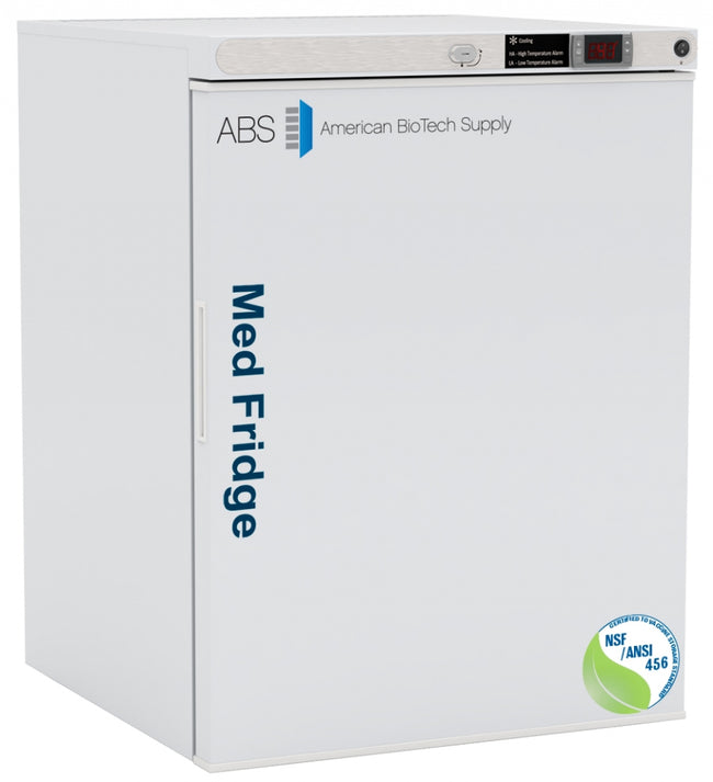 ABS 5.2 Cu. Ft. Solid Door Freestanding Vaccine Refrigerator PH-ABT-NSF-UCFS-0504 - microscopemarketplace
