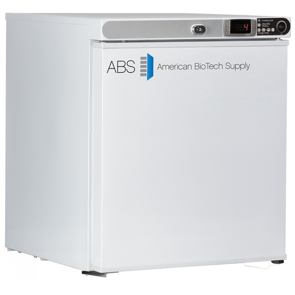 ABS 1 Cu Ft Premier Pharmacy/Vaccine Countertop Refrigerator Left Hinged ABT-HC-UCFS-0104-LH - microscopemarketplace