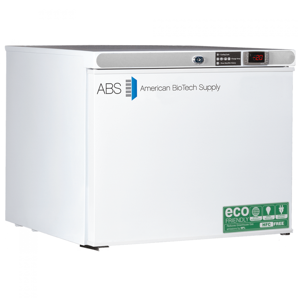 ABS 1.3 Cu. Ft. Premier Countertop Auto Defrost Freezer Freestanding Left Hinged ABT-HC-UCFS-0120A-L - microscopemarketplace