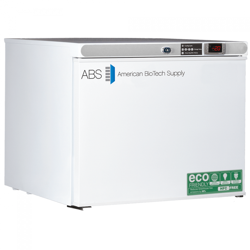 ABS 1.3 Cu. Ft. Premier Countertop Auto Defrost Freezer Freestanding Left Hinged ABT-HC-UCFS-0120A-L - microscopemarketplace