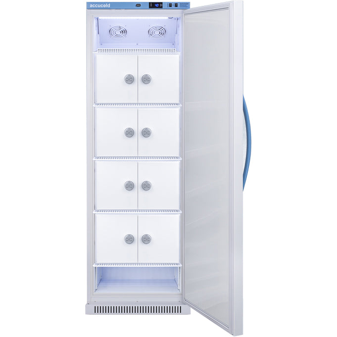 Accucold 15 Cu.Ft. Interior Lockers, Upright Laboratory Refrigerator | Model ARS15MLLOCKER - microscopemarketplace