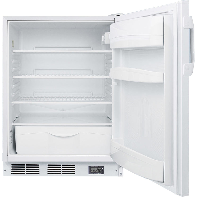 Accucold 5.5 Cu.Ft. All-Refrigerator, 24" Wide, ADA Compliant, Digital Temp Display | Model FF6LWBI7NZADA - microscopemarketplace