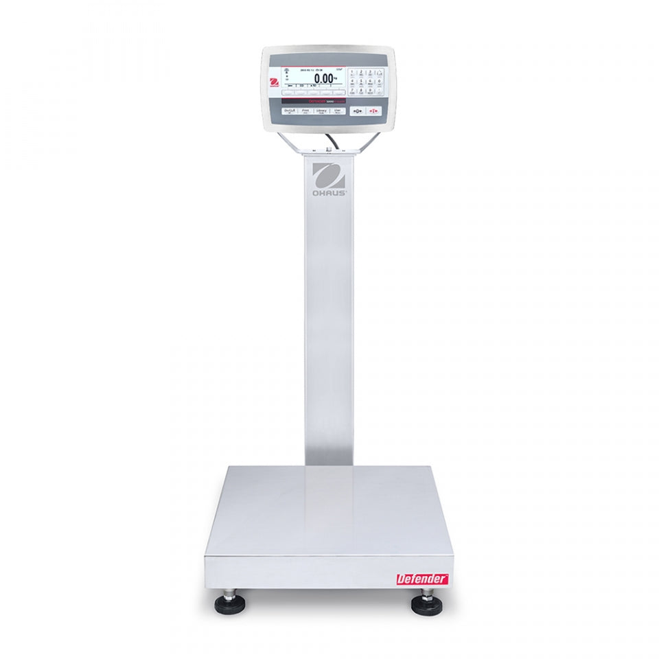 Ohaus D52XW125WQL7 Column Mount, Washdown Bench Scales - microscopemarketplace