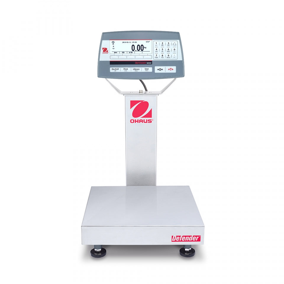 Ohaus D52P12RQR1 Defender 5000 Column Mount Bench Scales - microscopemarketplace