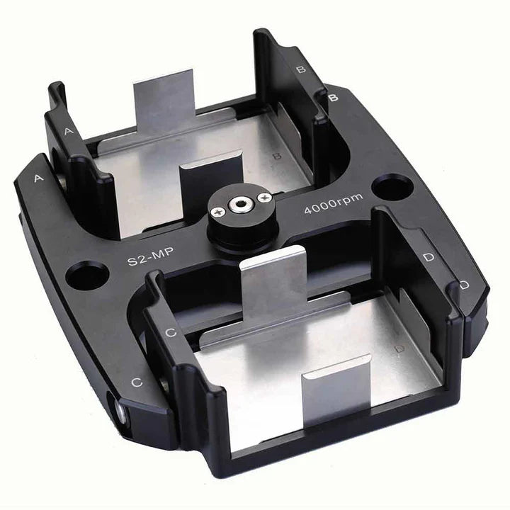 Globe Scientific 2 Place Microplate Swing-Out Rotor, Aluminum, for GCC-MP | GCC-MP-SWING-PLATE