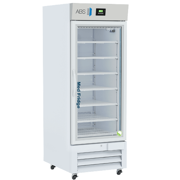 ABS 26 Cu Ft Pharmacy Glass Door Refrigerator PH-ABT-NSF-26G - microscopemarketplace