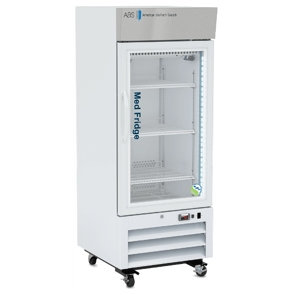 ABS 12 Cu Ft Pharmacy Glass Door Refrigerator PH-ABT-NSF-S12G - microscopemarketplace