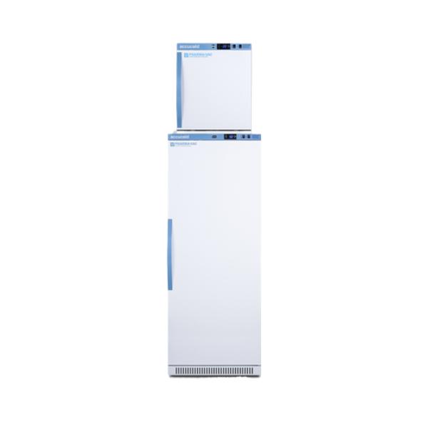 Accucold 24" Wide Performance Series All-Refrigerator/All-Freezer Combination | Model ARS12PV-AFZ1PVSTACK - Microscope Marketplace