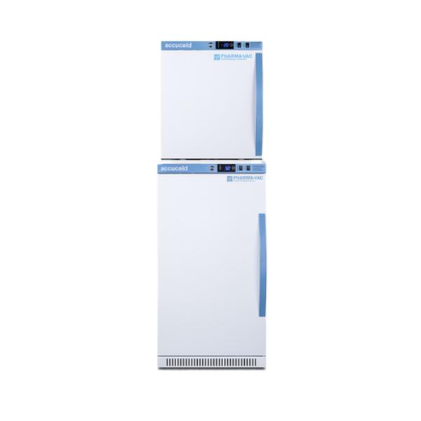 Accucold 20" Wide Performance Series All-Refrigerator/All-Freezer | Model ARS32PVBIADA-AFZ1PVSTACKLHD - Microscope Marketplace