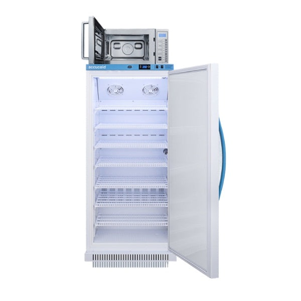 Accucold 8 Cu.ft. Momcube Breast Milk Refrigerator/Microwave Combination | Model ARARS8MLMC-SCM1000SS - Microscope Marketplace