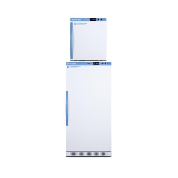 Accucold 24" Wide Performance Series All-Refrigerator/All-Freezer Combination | Model ARS8PV-AFZ1PVSTACK - Microscope Marketplace