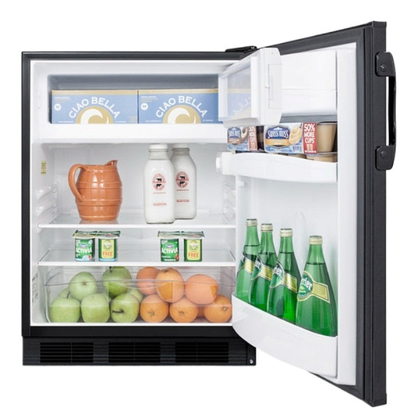 Accucold 24" Wide Refrigerator-Freezer, ADA Compliant | Model CT66BKADA