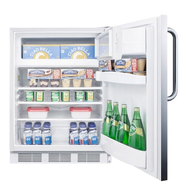 Accucold 24" Wide Built-In Refrigerator-Freezer, ADA Compliant | Model CT66LWCSSADA