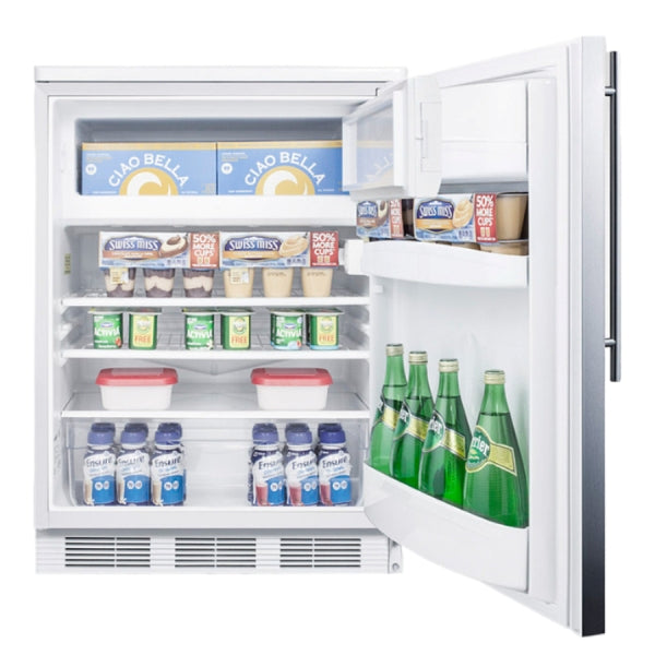 Accucold 24" Wide Refrigerator-Freezer | Model CT66LWSSHV - Microscope Marketplace