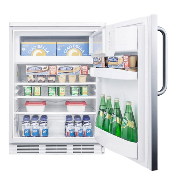 Accucold 24" Wide Refrigerator-Freezer | Model CT66LWSSTB