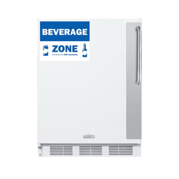 Accucold 24" Wide All-Refrigerator, ADA Height | Model FF6W7BZADALHD - Microscope Marketplace