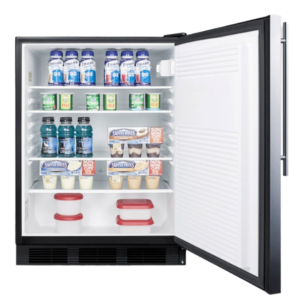 Accucold 24" Wide All-Refrigerator | Model FF7BKSSHV