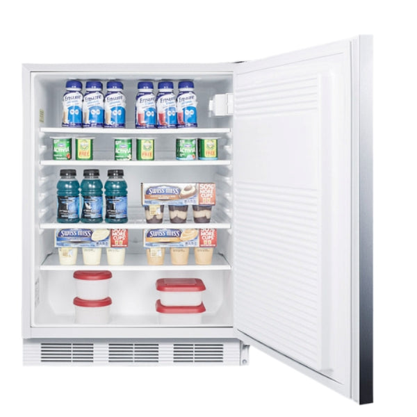 Accucold 24" Wide Built-In All-Refrigerator, ADA Compliant | Model FF7LWBISSHHADA - Microscope Marketplace