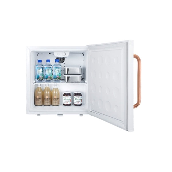 Accucold Compact All-Refrigerator with Antimicrobial Pure Copper Handle | Model FFAR23LTBC