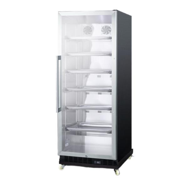 Accucold 24" Wide Mini Reach-In Beverage Center with Dolly | Model SCR1156RI - Microscope Marketplace