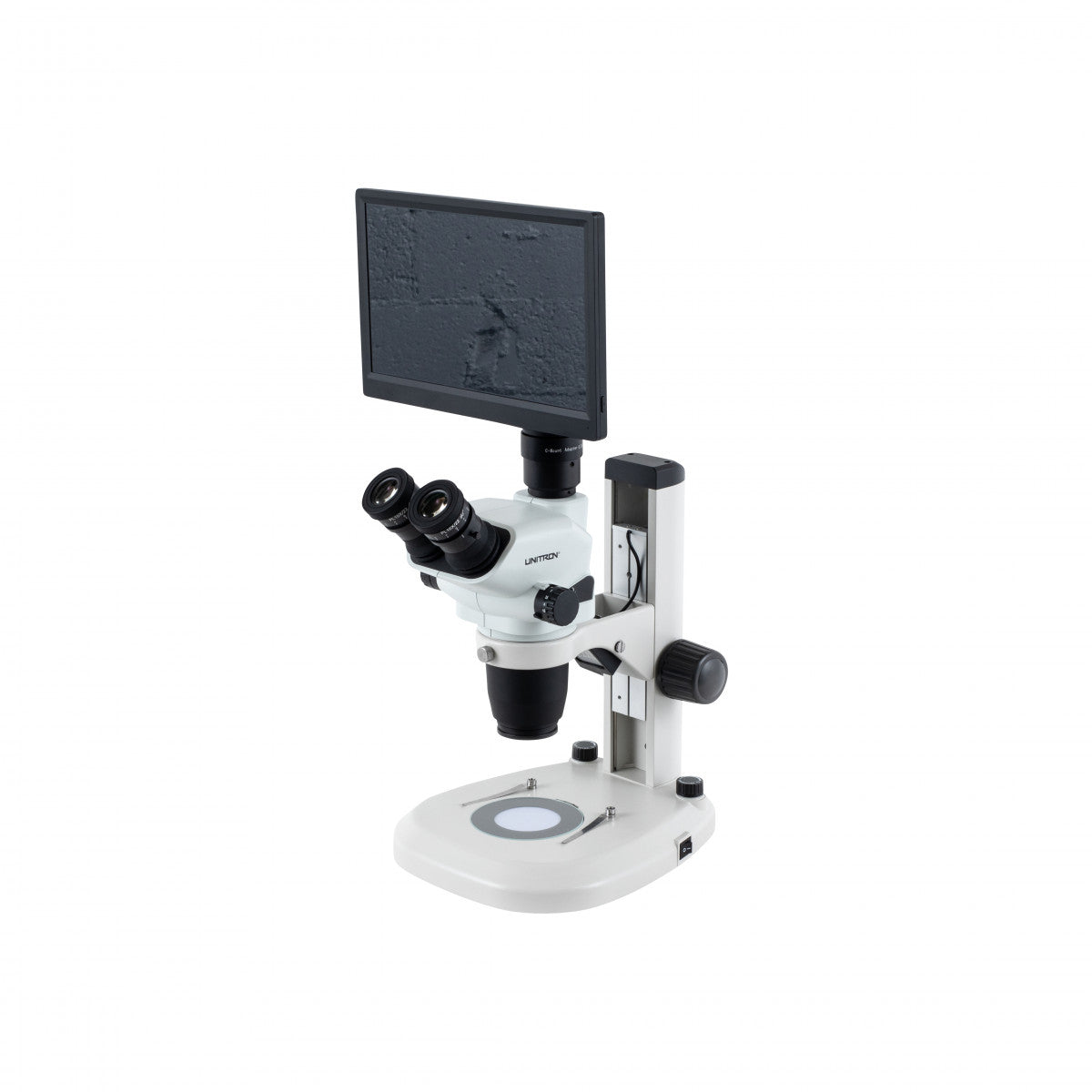 Unitron Z645 Zoom Stereo Microscope on LED Stand - microscopemarketplace