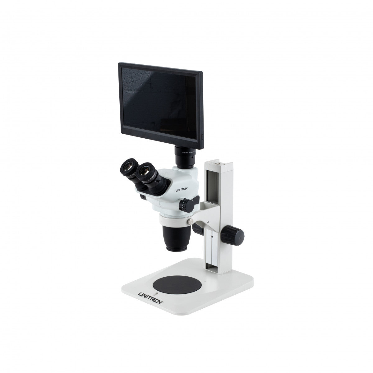 Unitron Z645 Zoom Stereo Microscope on Plain Focusing Stand - microscopemarketplace