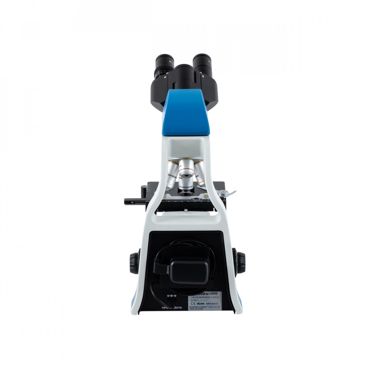 Accu-Scope EXC-100 Binocular Microscope with 4x, 10x, 40x, 100x Oil - microscopemarketplace