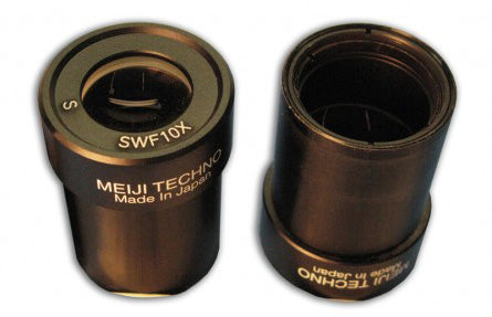 Meiji Microscope Super Widefield 10X eyepieces | MA502 - microscopemarketplace