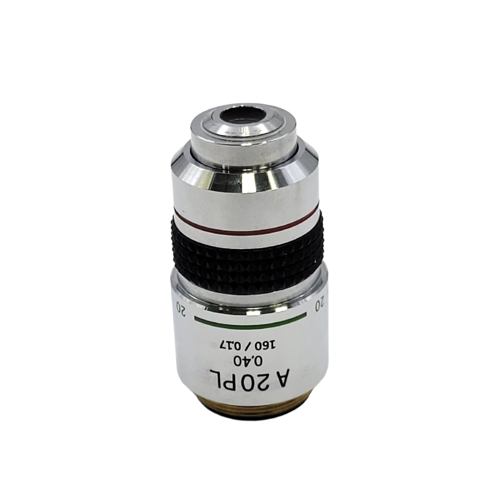 Biologisches Mikroskop-Objektiv 4x – Achromatisch, 160/0,17, RMS-Gewinde, Aluminium