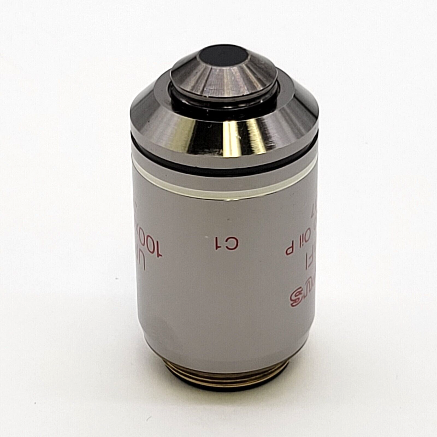Olympus Microscope UplanFL 100X Oil Pol Objective - microscopemarketplace