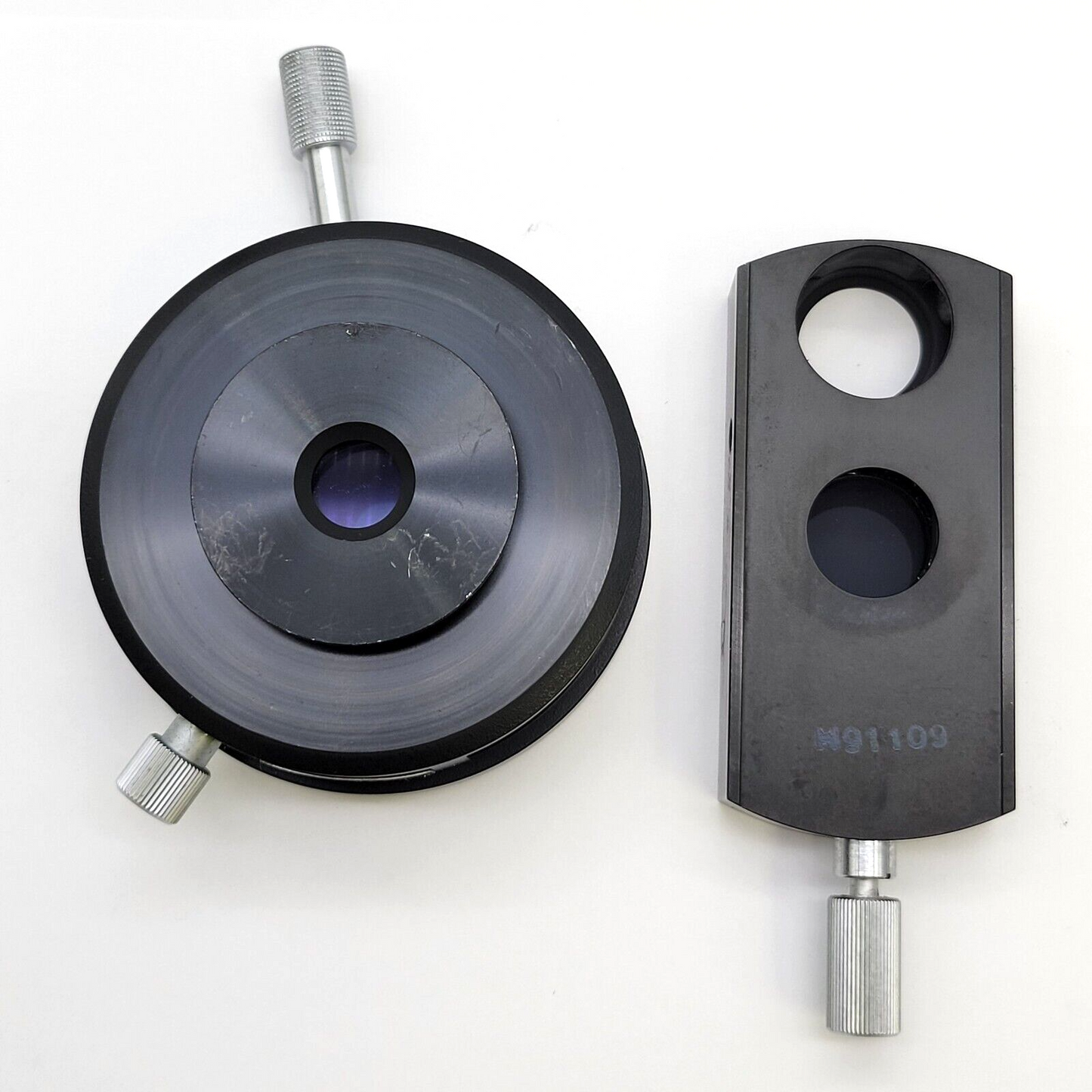 Olympus Microscope BH2 DIC Nomarski Prism Slider and Intermediate Tube BH-2 - microscopemarketplace