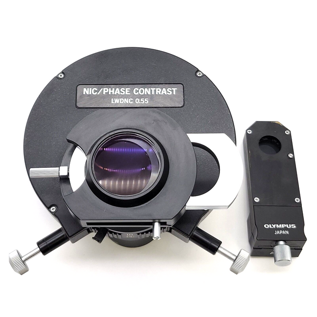 Olympus Microscope IMT-2 DIC NIC LWDNC Phase Condenser Nomarski Prism Set IMT2 - microscopemarketplace