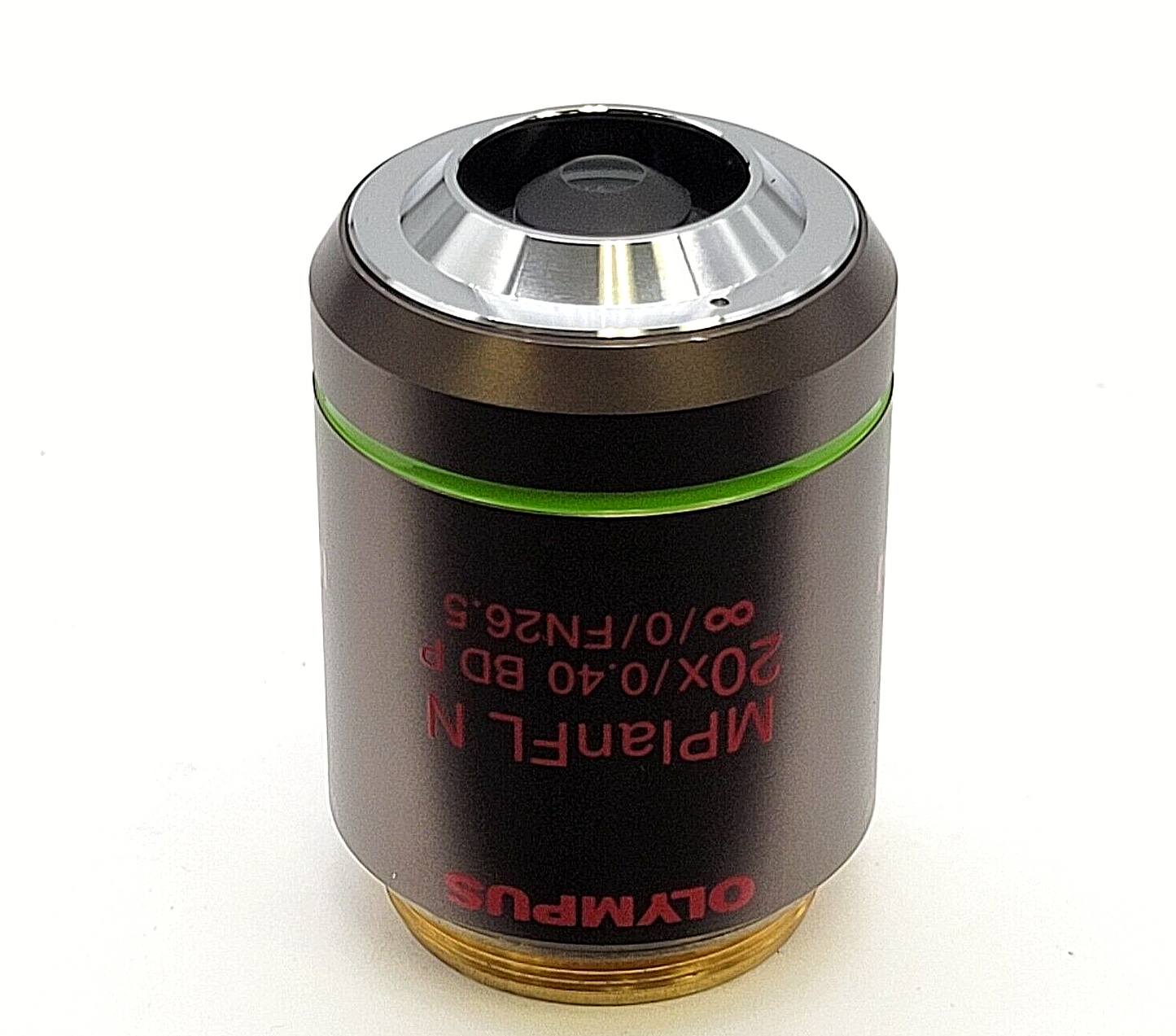 Olympus Microscope Objective MPlanFL N 20x BD P Pol - microscopemarketplace