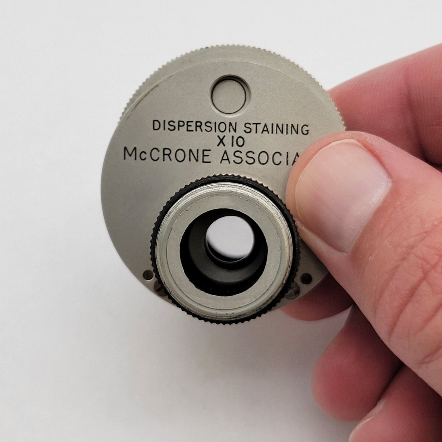 McCrone Microscope DSO Dispersion Staining Objective 10x 160mm - microscopemarketplace