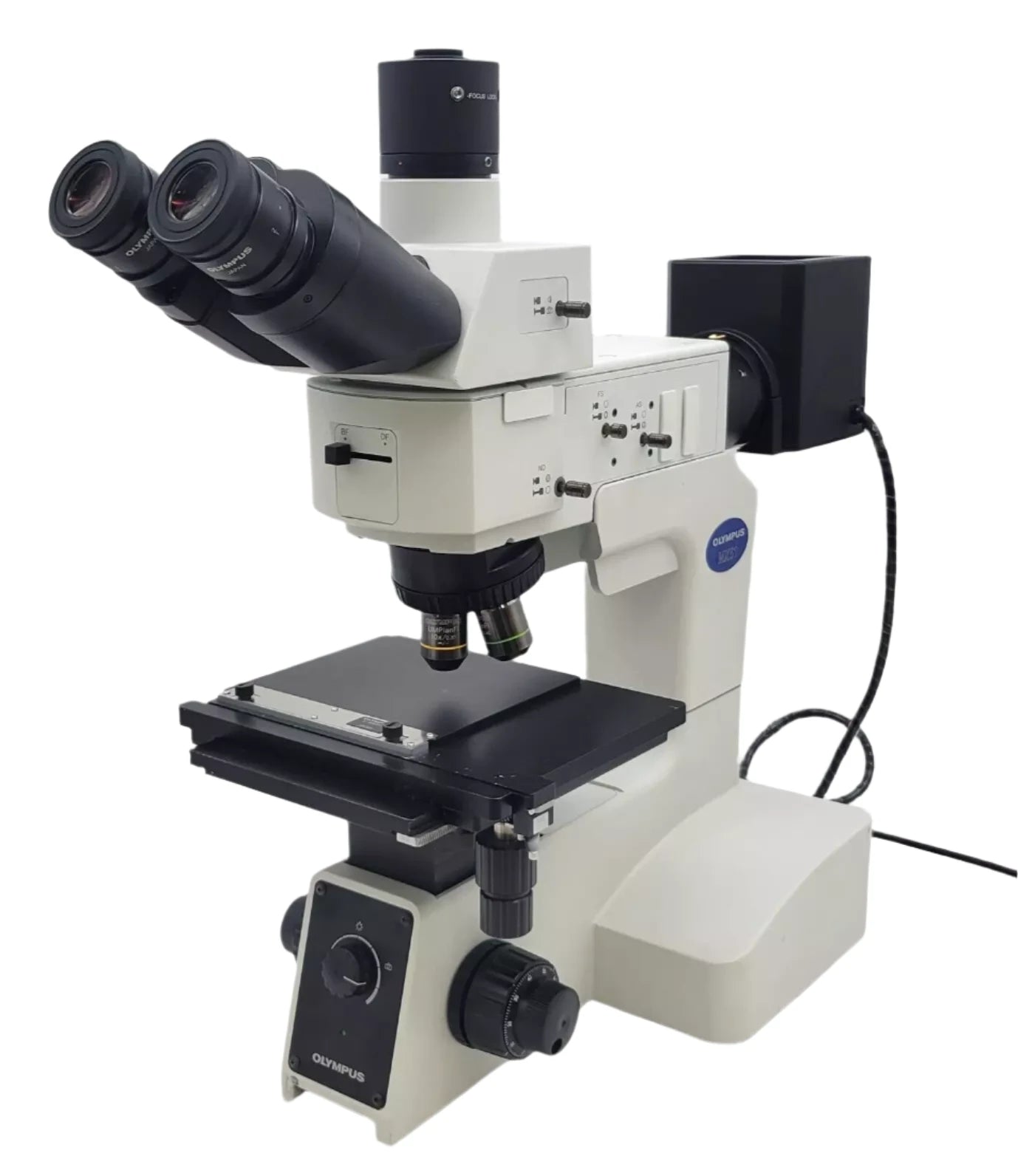 Olympus Microscope MX51 Semiconductor Inspection Metallurgy with Trino Olympus Microscope MX51 Semiconductor Inspection Metallurgy with Trino