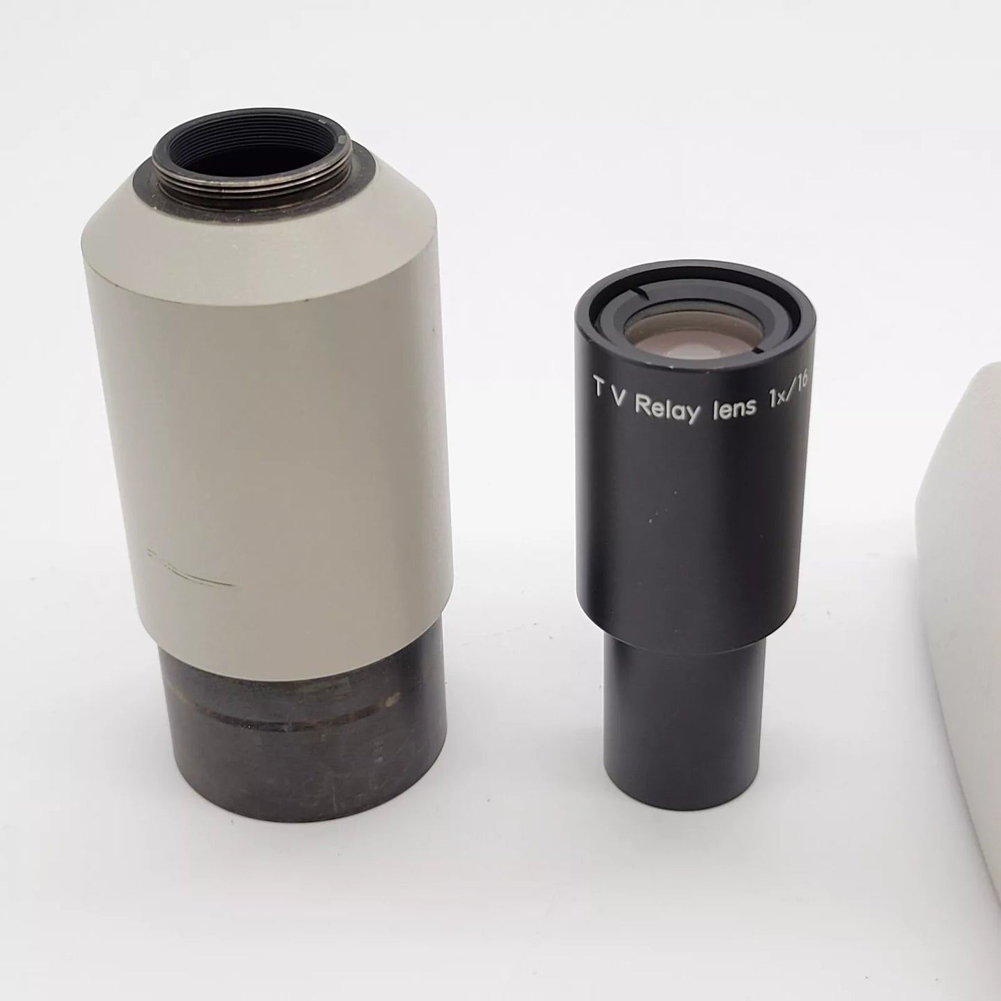 Nikon Microscope Trinocular Head F with Relay Lens & Camera Adapter - microscopemarketplace