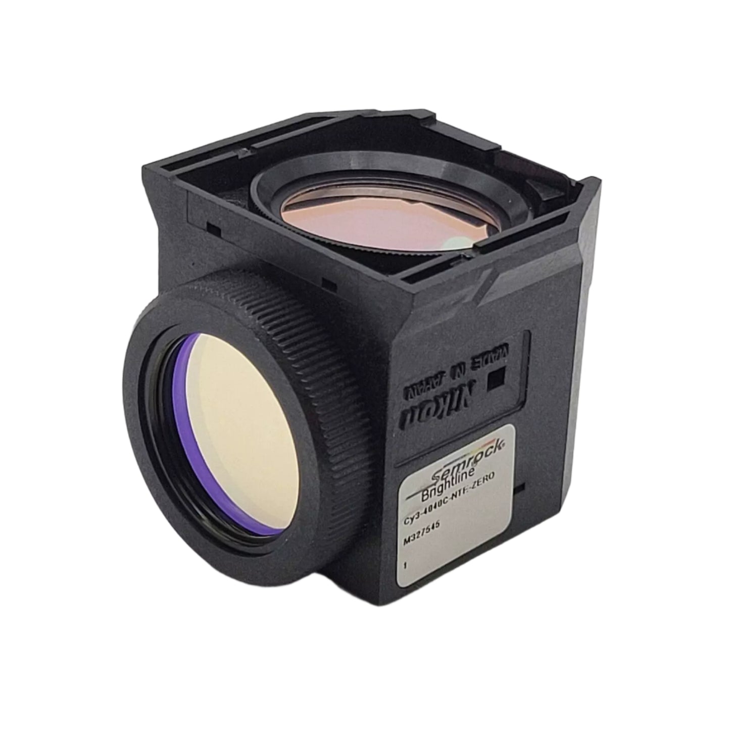 Nikon Microscope Semrock Brightline Fluorescence Filter Cube Cy3-4040C-NTE-ZERO - microscopemarketplace