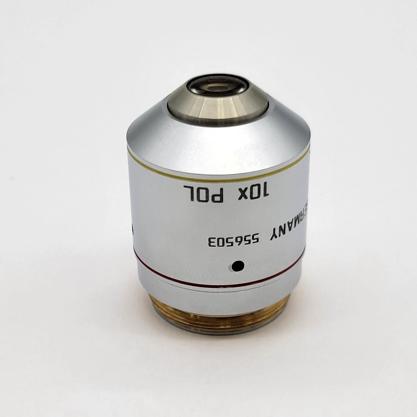 Leica Microscope Objective HC PL Fluotar 10x Pol 556503 - microscopemarketplace