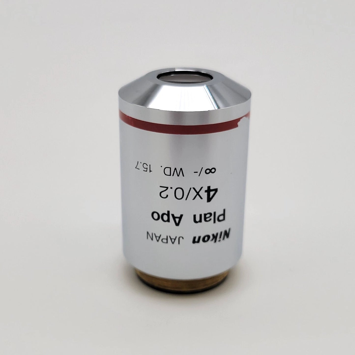 Nikon Microscope Objective Plan Apo 4x CFI Eclipse ∞/- M25 - microscopemarketplace