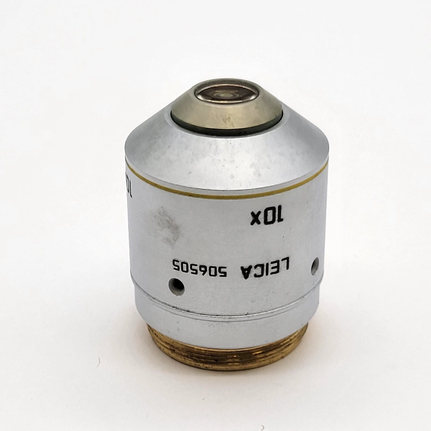 Leica Microscope Objective HCX PL Fluotar 10x 506505 - Microscope Marketplace