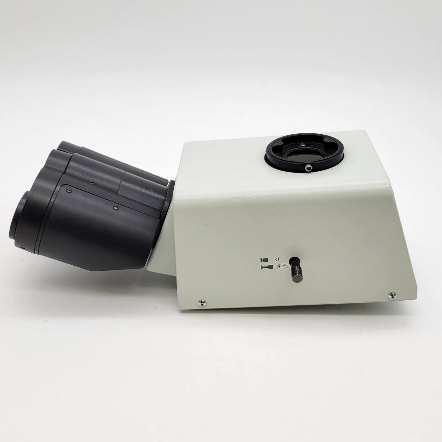 Olympus Microscope U-SWETTR Super Wide Erect Image Tilting Trinocular Head - microscopemarketplace